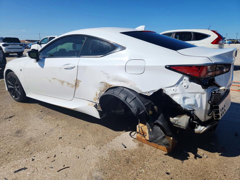 2023 Lexus Rc VIN JTHGZ5BCXP5026545 COPART salvage auction — REAR END, Tx - Certificate Of Title, sold $14,100 on 2026-09-01 (photo 2)
