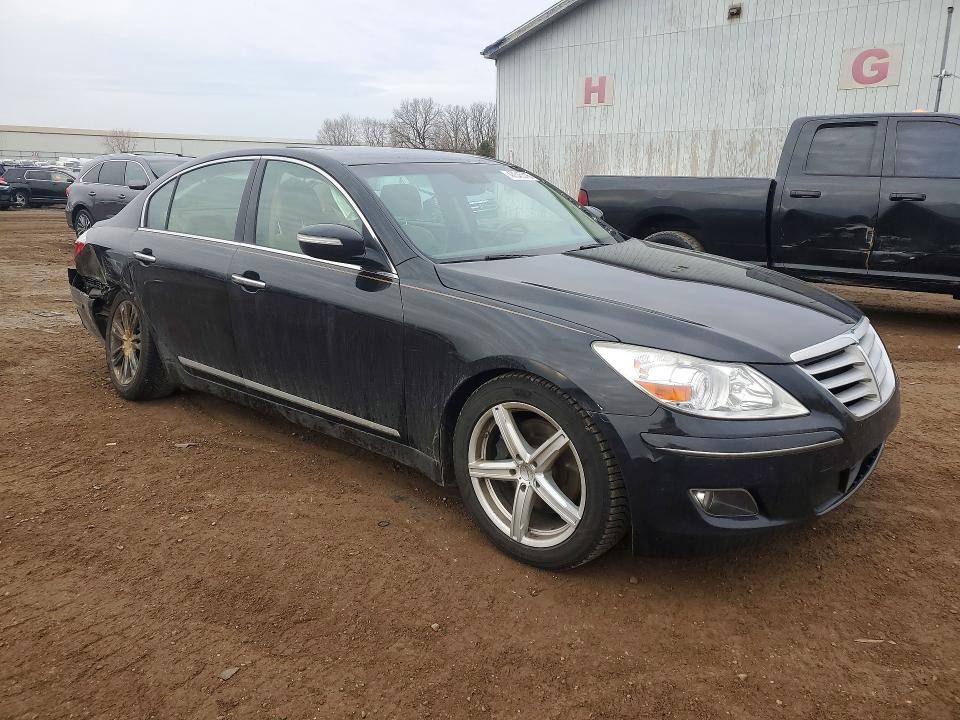 2011 Hyundai Genesis VIN KMHGC4DF5BU114515 COPART salvage auction — REAR END, Mi - Certificate Of Title, sold $500 on 2026-07-22 (photo 4)