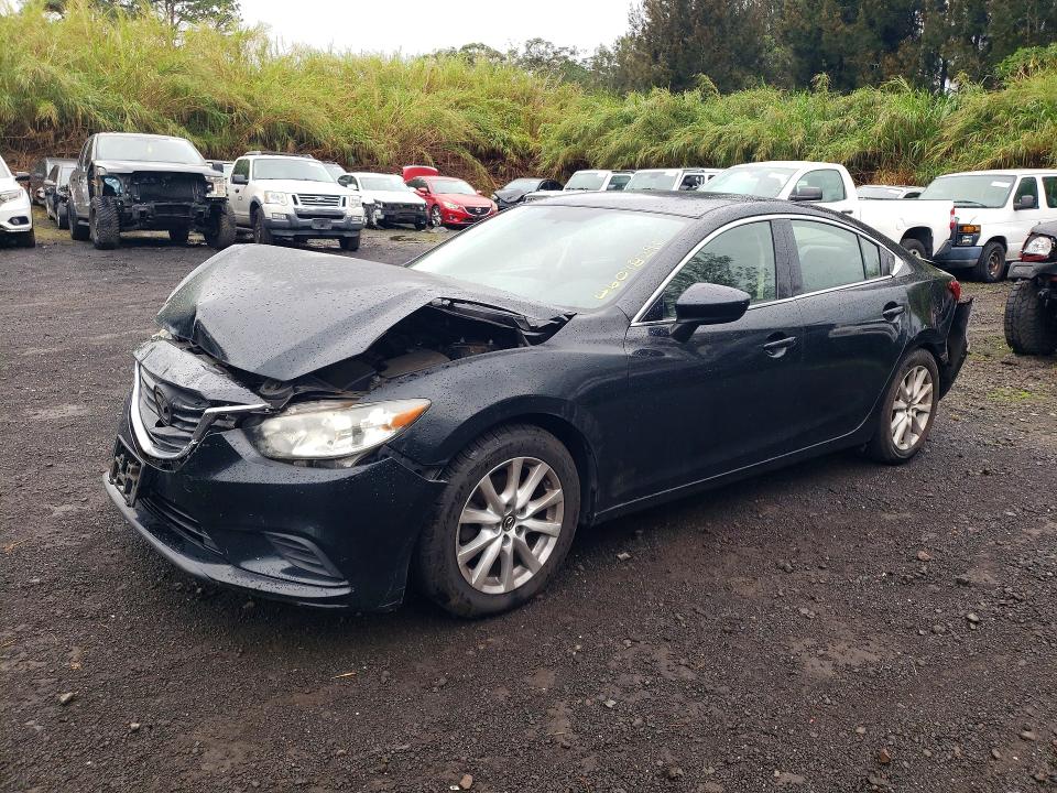 2015 Mazda 6 VIN JM1GJ1U51F1186092 COPART salvage auction — REAR END, Hi - Certificate Of Salvage, sold $1 on 2026-07-20 (photo 1)
