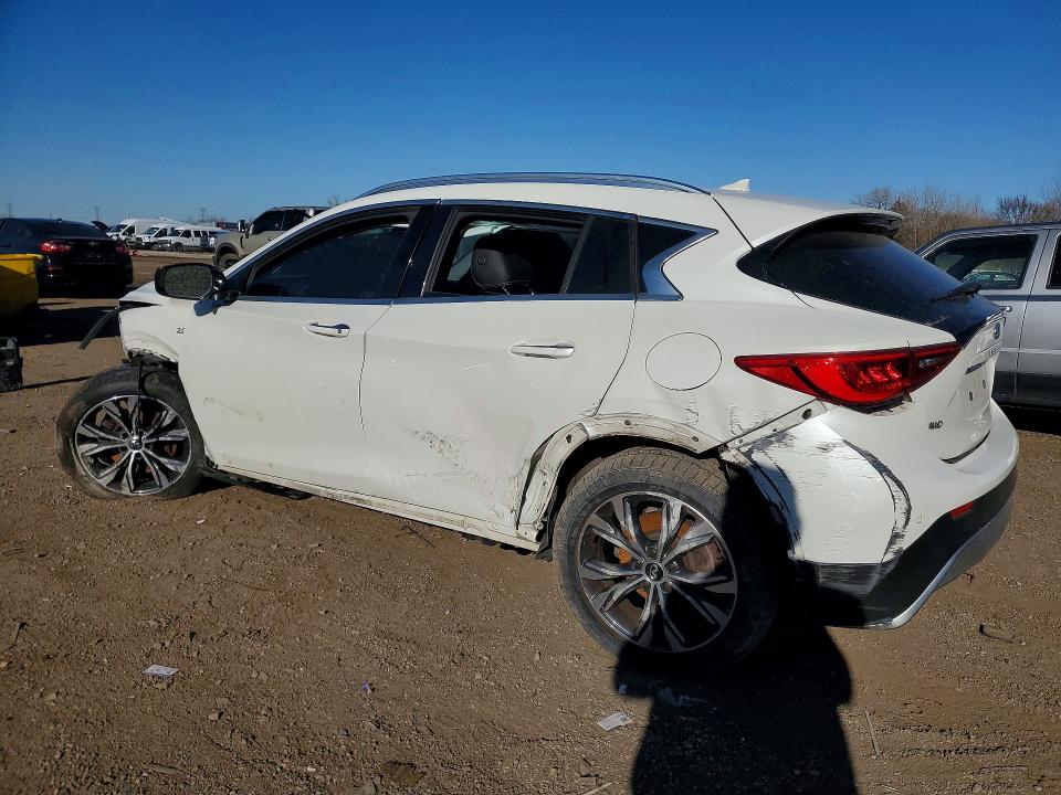2018 Infiniti Qx30 VIN SJKCH5CR5JA053704 COPART salvage auction — FRONT END, Il - Salvage Certificate, sold $1,100 on 2026-07-10 (photo 2)