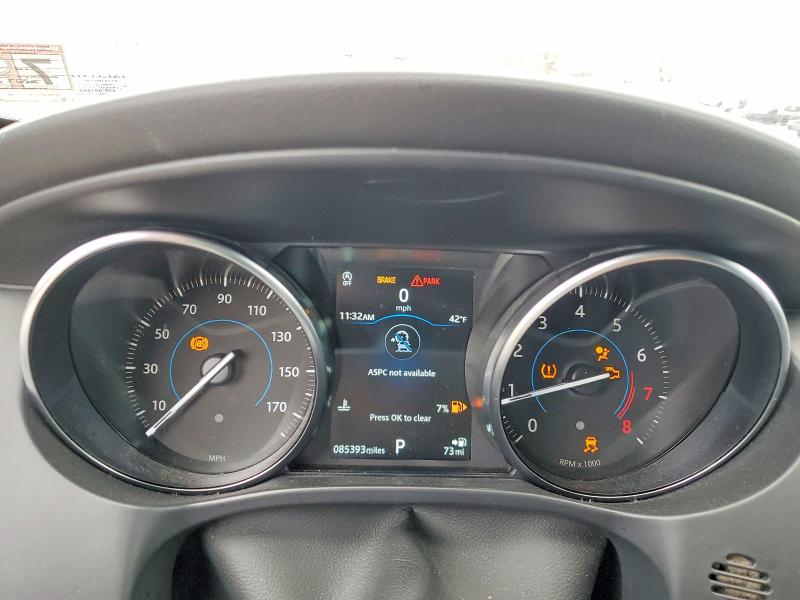 2020 Jaguar F-pace VIN SADCJ2FXXLA645333 COPART salvage auction — REAR END, In - Certificate Of Title, sold $7,900 on 2026-07-27 (photo 9)