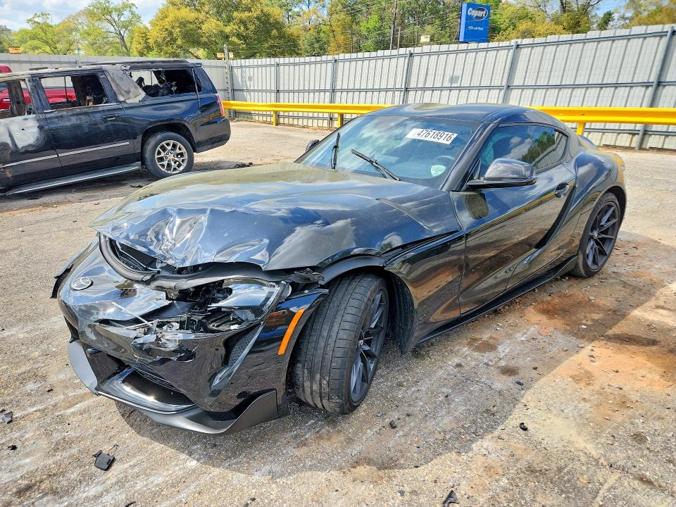 2026 Toyota Supra VIN WZ1DB0G0XTW071498 COPART salvage auction — Front End, AL - CERT OF TITLE-SALVAGE TITLE, sold $23,800 on 2026-05-18 (photo 1)