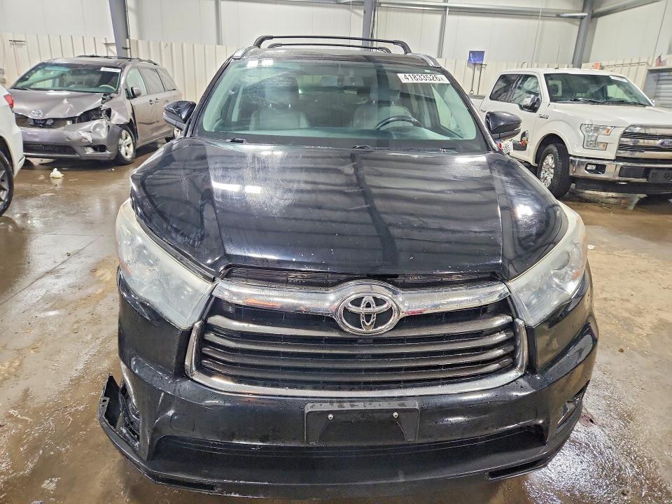 2016 Toyota Highlander VIN 5TDJKRFH1GS266120 COPART salvage auction — FRONT END, Mn - Cert Of Title-Salvage, sold $6,000 on 2026-07-16 (photo 5)