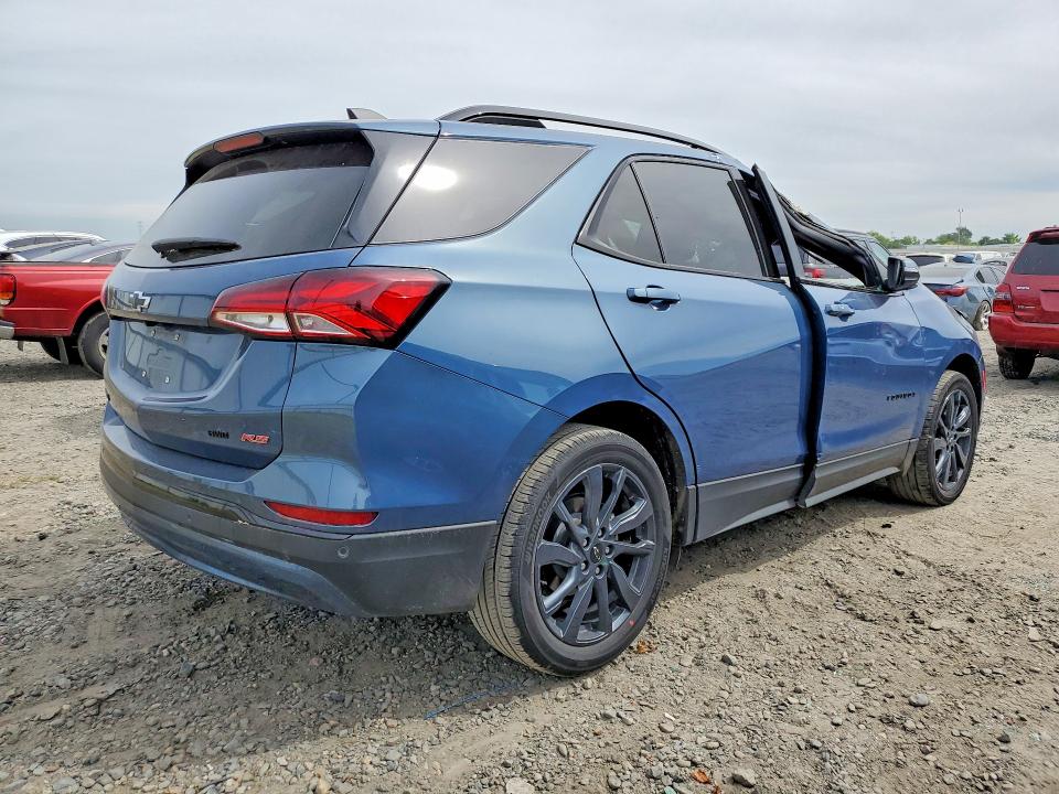 2024 Chevrolet Equinox VIN 3GNAXWEG2RL321411 COPART salvage auction — ROLLOVER, Ca - Salvage Certificate, sold $3,150 on 2026-07-09 (photo 3)