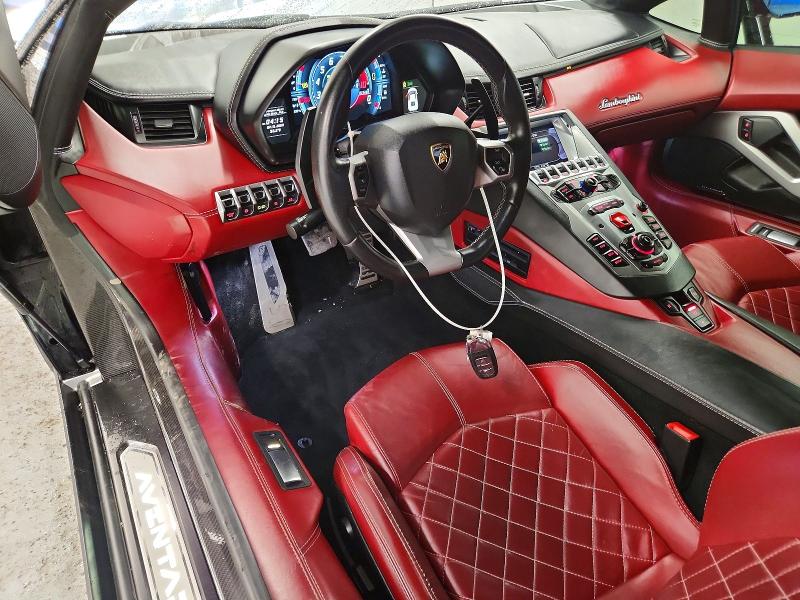 2018 Lamborghini Aventador VIN ZHWUV4ZD0JLA07069 COPART salvage auction — MINOR DENT/SCRATCHES, Mt - Cert Of Title-Rebuilt Salvage, sold $350,000 on 2026-07-25 (photo 8)