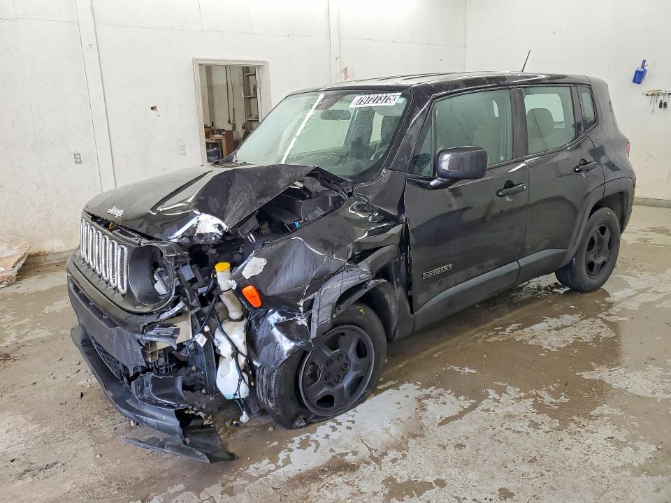 2015 Jeep Renegade VIN ZACCJBAT0FPB65911 COPART salvage auction — FRONT END, Tn - Certificate Of Title, sold $1,150 on 2026-07-07 (photo 1)