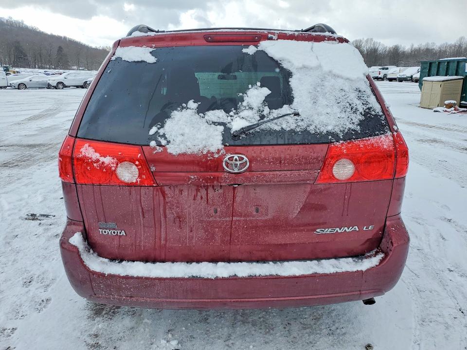 2010 Toyota Sienna VIN 5TDKK4CC1AS299027 COPART salvage auction — FRONT END, Il - Certificate Of Title, sold $1,350 on 2026-07-02 (photo 6)