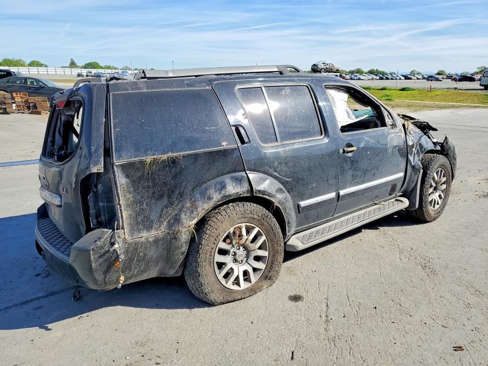 2012 Nissan Pathfinder VIN 5N1AR1NNXCC629901 COPART salvage auction — ROLLOVER, Ca - Salvage Certificate, sold $750 on 2026-07-02 (photo 3)