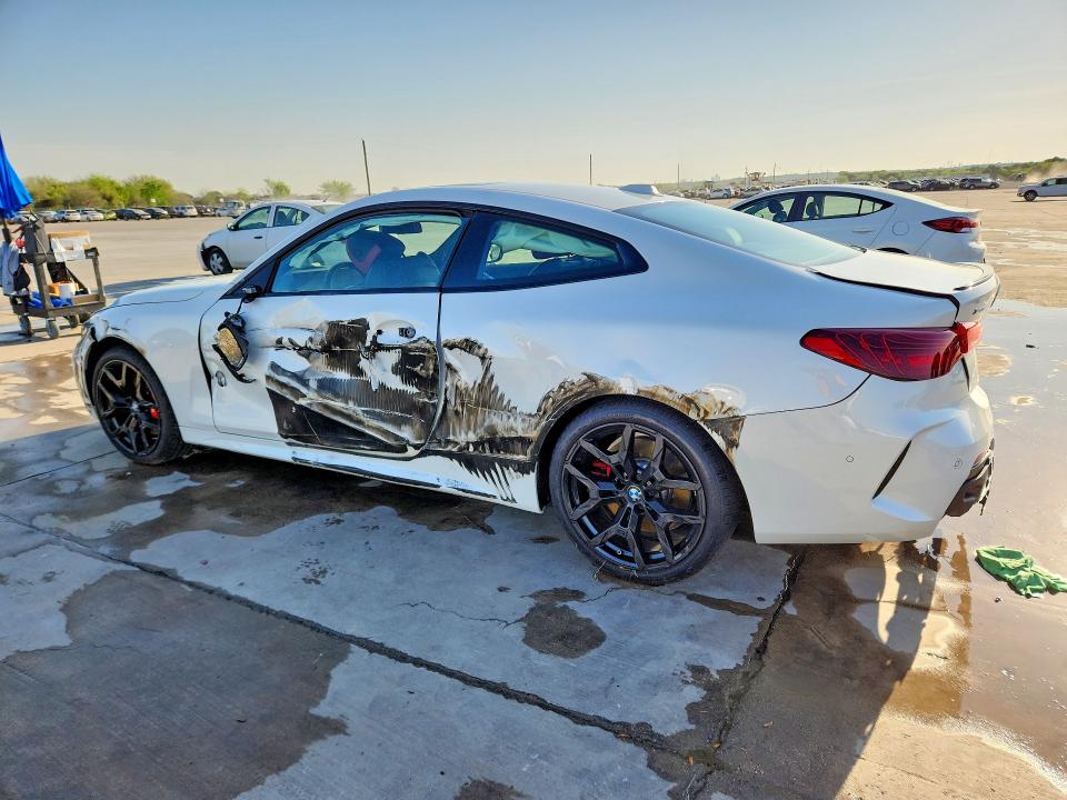 2025 BMW M440i VIN WBA83DA03SCT82734 COPART salvage auction — SIDE, Tx - Certificate Of Title, sold $25,500 on 2026-07-16 (photo 2)