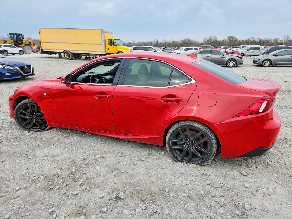 2016 Lexus Is VIN JTHBA1D20G5014631 COPART salvage auction — FRONT END, Wv - Salvage Certificate, sold $3,900 on 2026-07-27 (photo 2)
