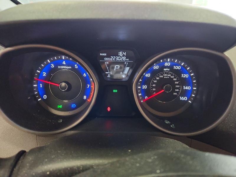 2013 Hyundai Elantra VIN KMHDH4AE3DU593469 COPART salvage auction — SIDE, Wi - Junked Vehicle Bill Of Sale, sold $400 on 2026-07-06 (photo 9)