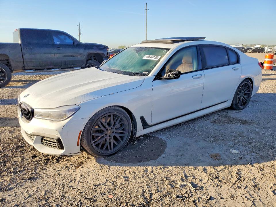 2019 BMW 7er VIN WBA7F2C58KB239932 COPART salvage auction — WATER/FLOOD, Tx - Salvage Title-Flood Damage, sold $4,650 on 2026-07-09 (photo 1)