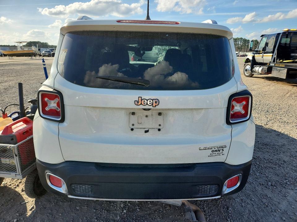 2015 Jeep Renegade VIN ZACCJADT0FPB74706 COPART salvage auction — FRONT END, Sc - Cert Of Title-Salvage, sold $350 on 2026-07-20 (photo 6)