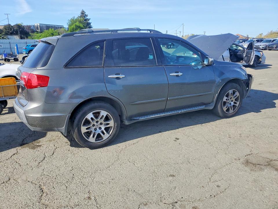 2007 Acura Mdx VIN 2HNYD28497H539307 COPART salvage auction — FRONT END, CA - SALVAGE CERTIFICATE, sold $400 on 2026-07-25 (photo 3)