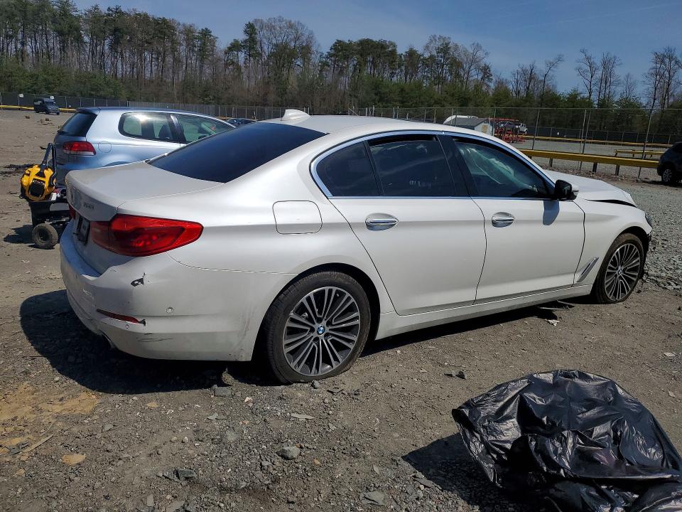 2018 BMW 5er VIN WBAJA5C56JG898342 COPART salvage auction — FRONT END, MD - CERT OF SALVAGE > 75% DAMAGE, sold $3,500 on 2026-07-10 (photo 3)