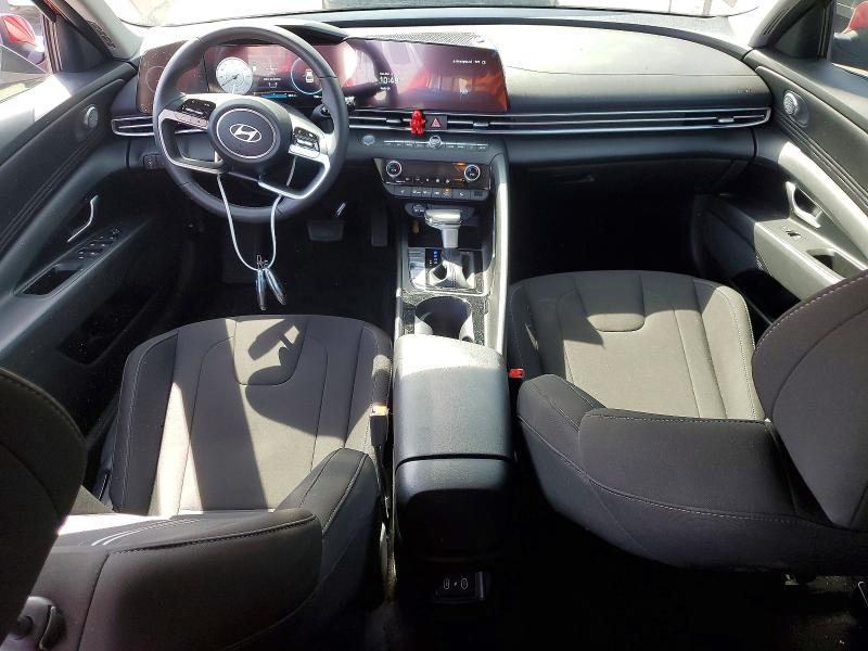 2025 Hyundai Elantra VIN KMHLS4DG7SU021439 COPART salvage auction — FRONT END, Ca - Salvage Certificate, sold $7,300 on 2026-07-08 (photo 8)