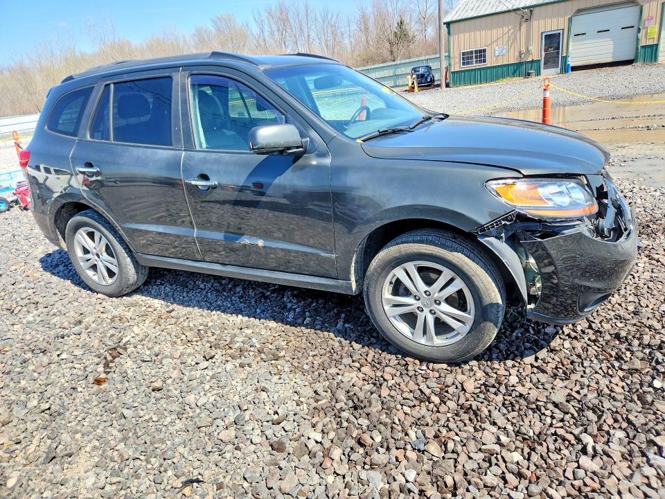 2011 Hyundai Santa fe VIN 5XYZK4AG3BG073283 COPART salvage auction — FRONT END, Il - Salvage Certificate, sold $1,050 on 2026-07-06 (photo 4)