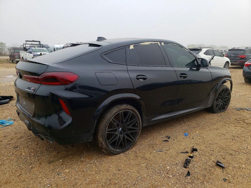 2021 BMW X6 VIN 5YMCY0C09M9E09840 COPART salvage auction — FRONT END, Tx - Certificate Of Title, sold $27,750 on 2026-07-02 (photo 3)