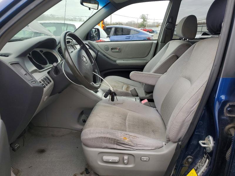 2004 Toyota Highlander VIN JTEEP21A240016965 COPART salvage auction — MECHANICAL, Nj - Certificate Of Title, sold $875 on 2026-07-22 (photo 7)