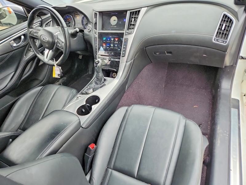 2018 Infiniti Q60 VIN JN1EV7EL7JM391258 COPART salvage auction — FRONT END, Ut - Salvage Certificate, sold $150 on 2026-07-17 (photo 8)