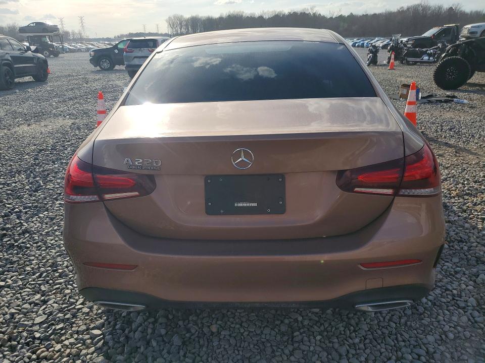2022 Mercedes-benz A-klasse VIN W1K3G4EB2NJ363269 COPART salvage auction — FRONT END, Tn - Salvage Certificate, sold $3,050 on 2026-07-28 (photo 6)