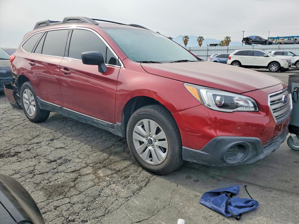 2017 Subaru Outback VIN 4S4BSAAC9H3426048 COPART salvage auction — REAR END, Ca - Salvage Certificate, sold $3,250 on 2026-07-02 (photo 4)