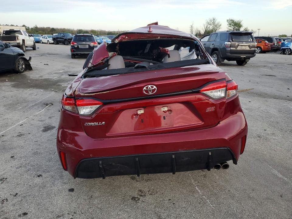2023 Toyota Corolla VIN 5YFS4MCE3PP166198 COPART salvage auction — ROLLOVER, Fl - Certificate Of Destruction, sold $775 on 2026-07-14 (photo 6)