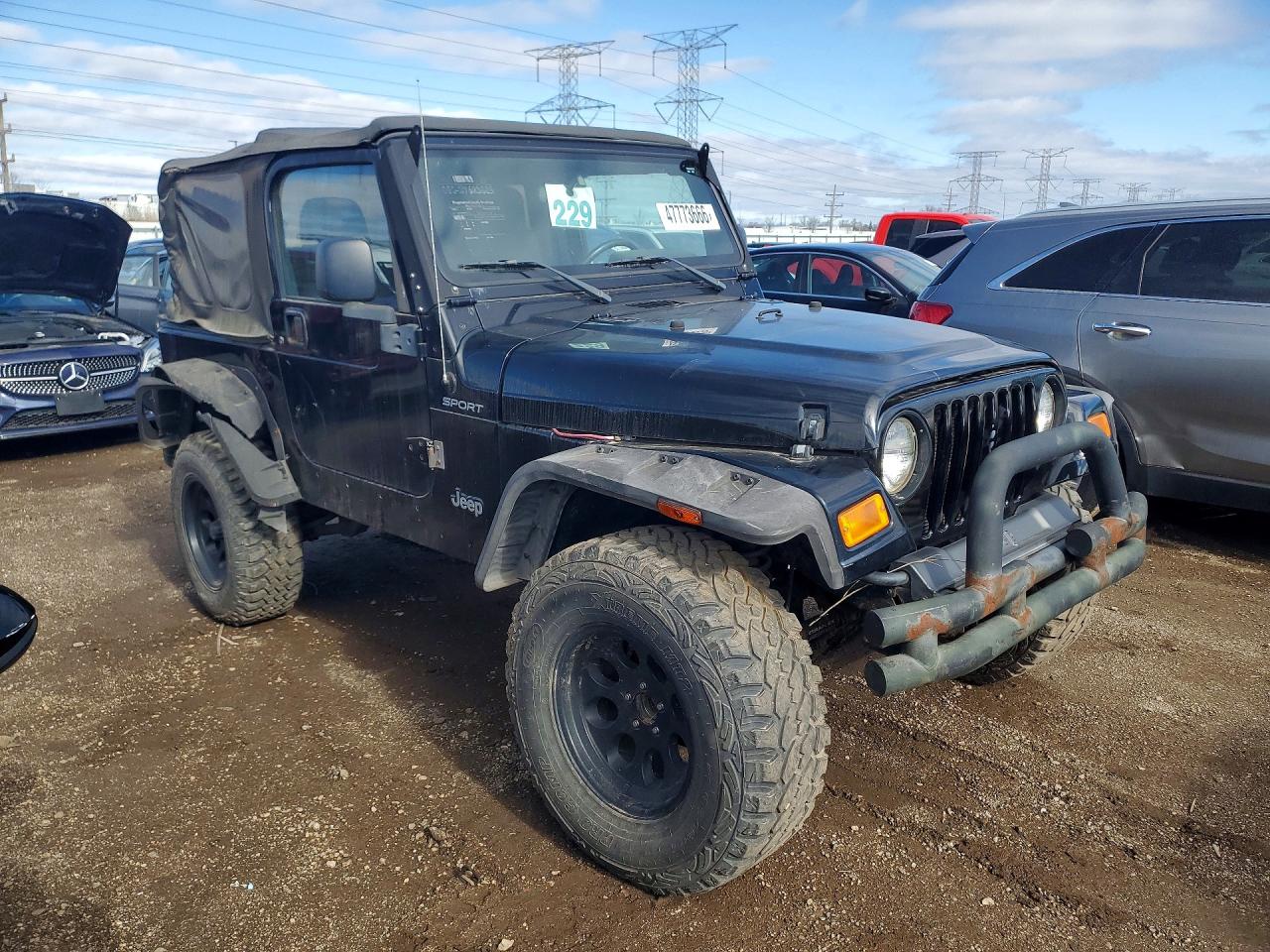 2004 Jeep Wrangler VIN 1J4FA49S84P801236 COPART salvage auction — Minor Dent/Scratches, IL - CERT OF TITLE-REBUILT, sold $2,950 on 2026-07-09 (photo 4)
