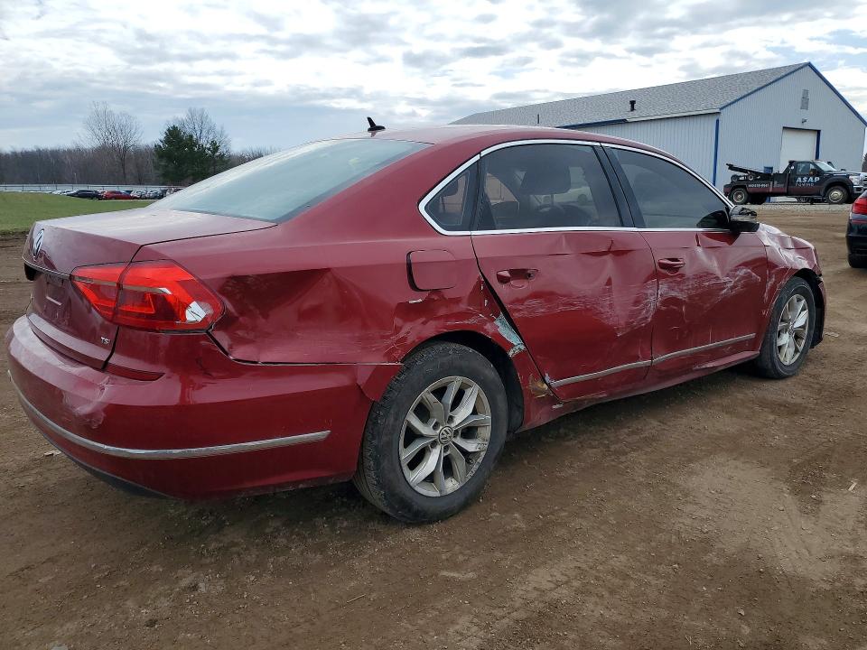 2016 Volkswagen Passat VIN 1VWAT7A39GC032982 COPART salvage auction — SIDE, OH - CERT OF TITLE-SALVAGE, sold $600 on 2026-07-02 (photo 3)