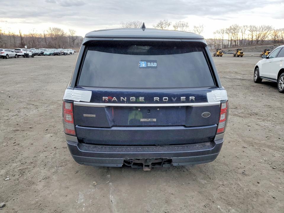 2017 Land rover RANGE ROVER VIN SALGS2FE2HA329417 COPART salvage auction — BURN, Nj - Cert Of Title-Salvage, sold $725 on 2026-07-02 (photo 6)