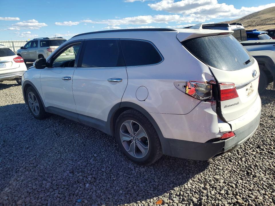 2016 Hyundai Santa fe VIN KM8SM4HF5GU143702 COPART salvage auction — REAR END, Nv - Salvage Title, sold $1,250 on 2026-07-23 (photo 2)
