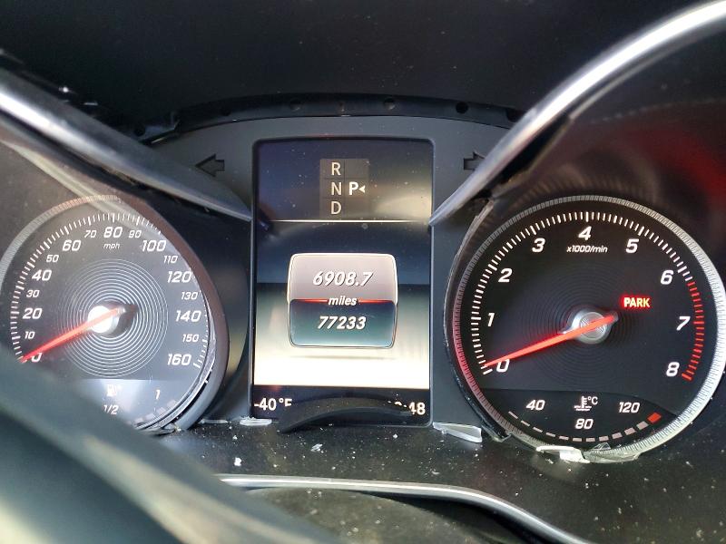2017 Mercedes-benz C-klasse VIN 55SWF4KB4HU181744 COPART salvage auction — FRONT END, MD - CERT OF SALVAGE > 75% DAMAGE, sold $2,200 on 2026-07-09 (photo 9)