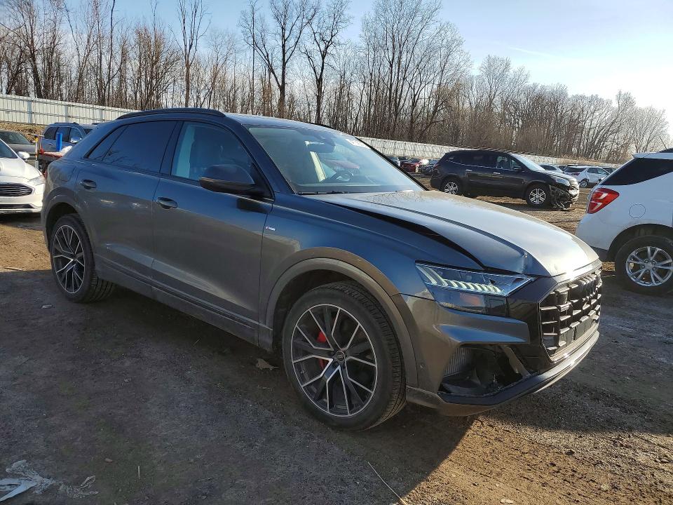 2023 Audi Q8 VIN WA1EVBF12PD037969 COPART salvage auction — FRONT END, Mi - Certificate Of Title, sold $37,500 on 2026-07-08 (photo 4)