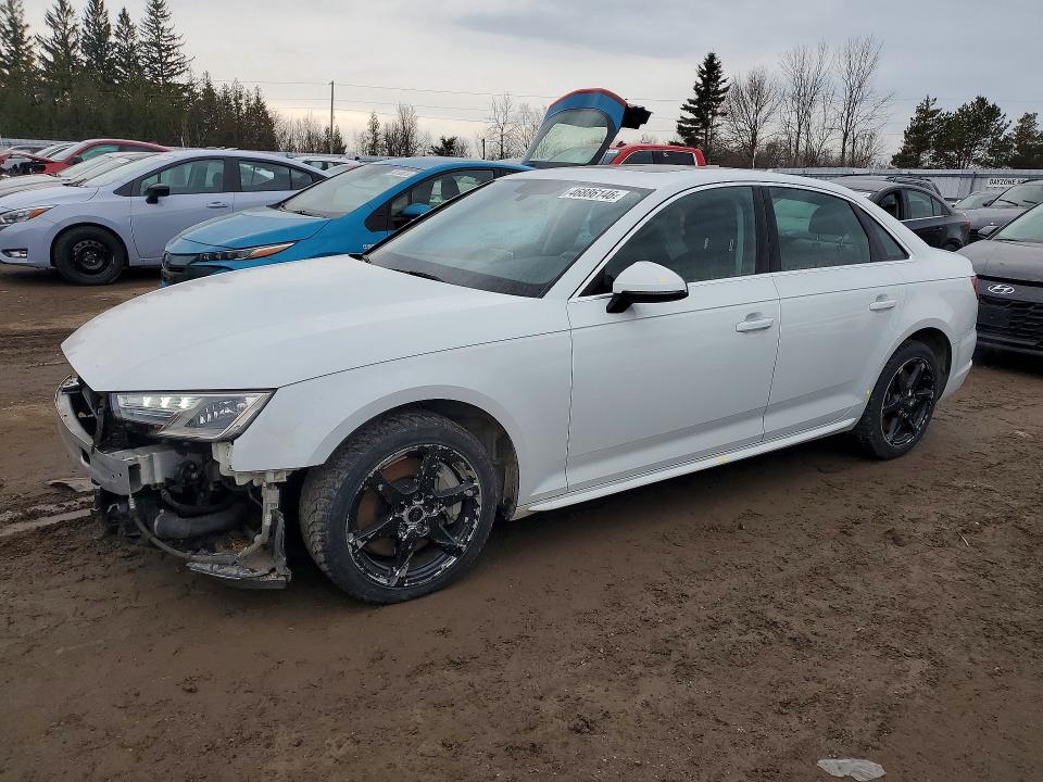 2018 Audi A4 VIN WAUANAF44JN018430 COPART salvage auction — FRONT END, Salvage Title, sold $6,200 on 2026-07-09 (photo 1)
