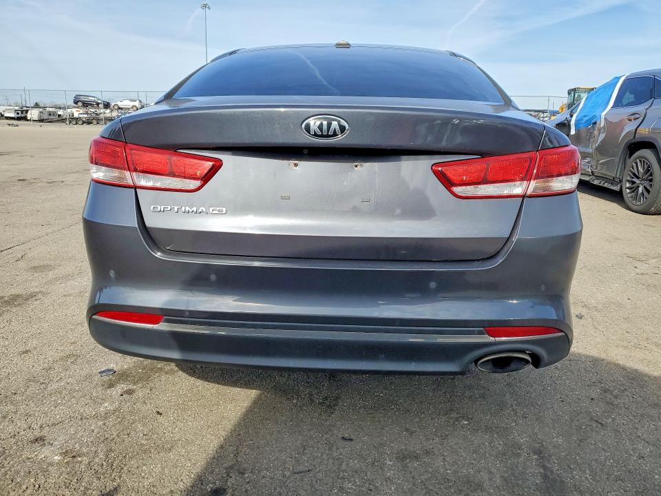 2018 Kia Optima VIN KNAGT4L3XJ5212876 COPART salvage auction — VANDALISM, Oh - Cert Of Title-Salvage, sold $2,550 on 2026-07-08 (photo 6)