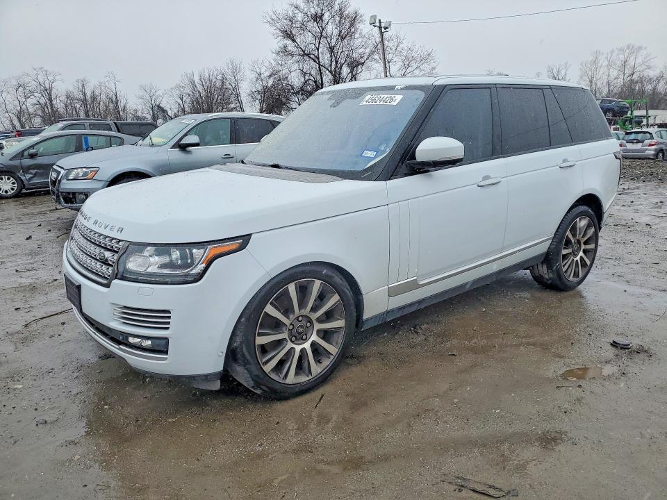 2015 Land rover RANGE ROVER VIN SALGV2TF8FA235382 COPART salvage auction — FRONT END, Va - Certificate Of Title (P), sold $7,200 on 2026-07-03 (photo 1)
