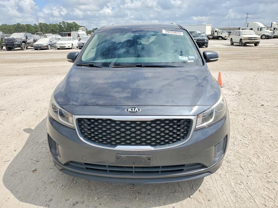 2016 Kia SEDONA VIN KNDMB5C11G6155886 COPART salvage auction — REAR END, Tx - Salvage Vehicle Title, sold $2,000 on 2026-07-07 (photo 5)