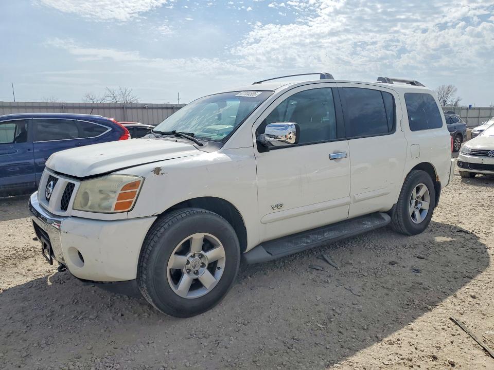 2007 Nissan Armada VIN 5N1BA08C27N702933 — COPART salvage auction photo