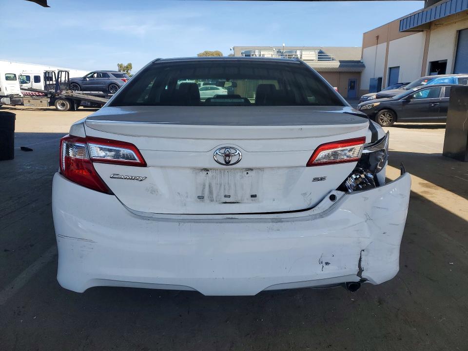 2013 Toyota Camry VIN 4T1BF1FK6DU286582 COPART salvage auction — REAR END, Ca - Salvage Certificate, sold $1,800 on 2026-07-02 (photo 6)