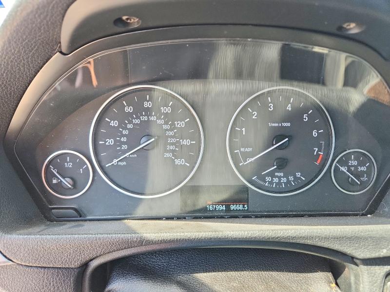 2014 BMW 3er VIN WBA3A5C54EJ464034 COPART salvage auction — FRONT END, Tx - Salvage Vehicle Title, sold $70 on 2026-07-09 (photo 9)