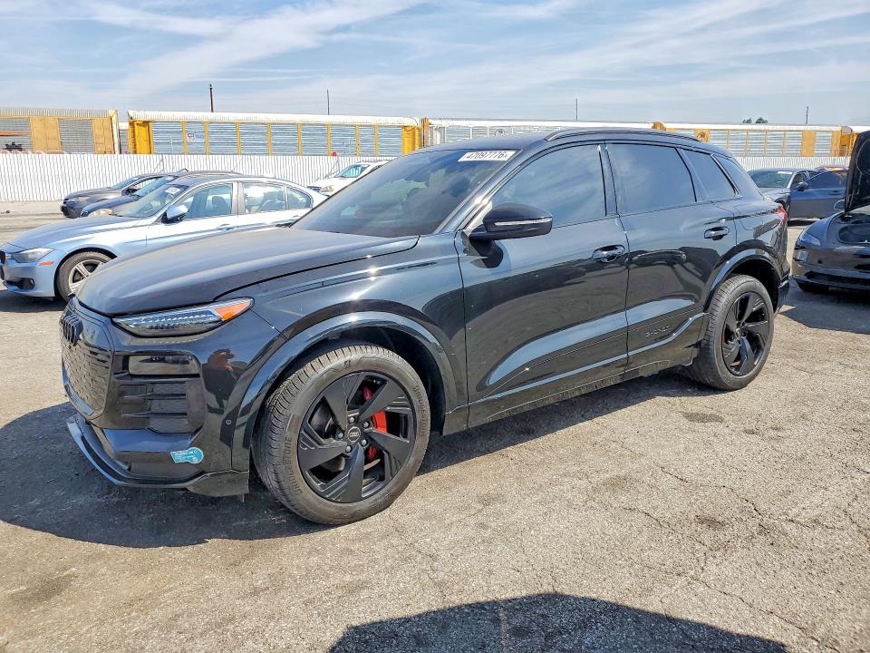 2025 Audi Q6 VIN WA124BGF2SA018106 COPART salvage auction — FRONT END, Ca - Salvage Certificate, sold $19,200 on 2026-07-02 (photo 1)