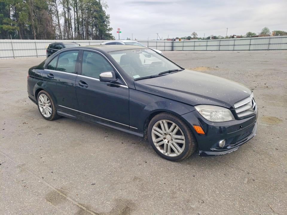 2008 Mercedes-benz C class VIN WDDGF81X38F142297 COPART salvage auction — FRONT END, NC - DEALER ONLY CLEAN TITLE, sold $600 on 2026-07-28 (photo 4)