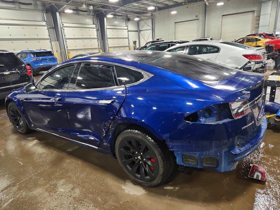 2018 Tesla Model s VIN 5YJSA1E20JF268300 COPART salvage auction — REAR END, Mn - Cert Of Title-Salvage, sold $8,200 on 2026-07-14 (photo 2)
