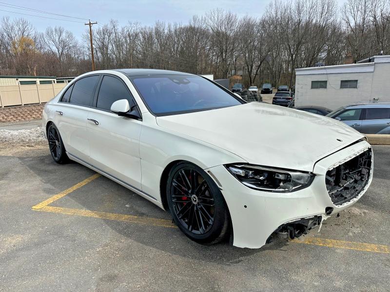 2021 Mercedes-benz S-klasse VIN W1K6G7GB4MA017329 COPART salvage auction — FRONT END, Fl - Certificate Of Title, sold $33,750 on 2026-07-29 (photo 4)