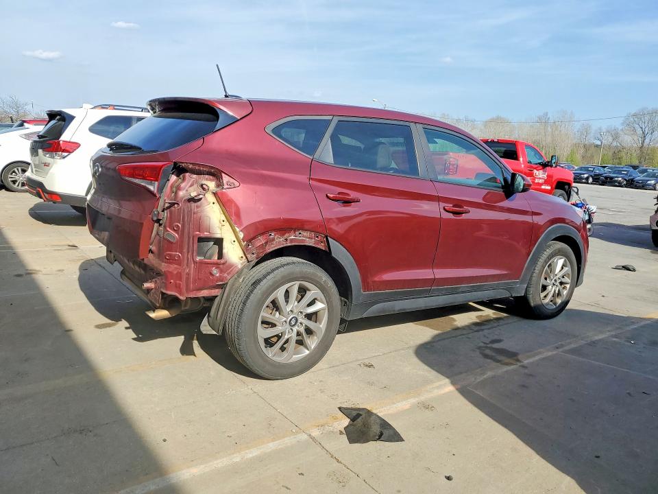 2017 Hyundai Tucson VIN KM8J23A41HU576438 COPART salvage auction — REAR END, Ky - Cert Of Title-Salvage, sold $2,700 on 2026-07-27 (photo 3)