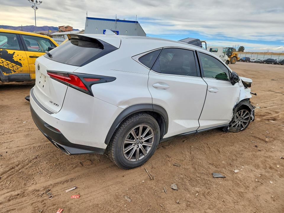 2019 Lexus Nx VIN JTJYARBZ5K2157107 COPART salvage auction — FRONT END, Tx - Salvage Vehicle Title, sold $6,500 on 2026-07-08 (photo 3)