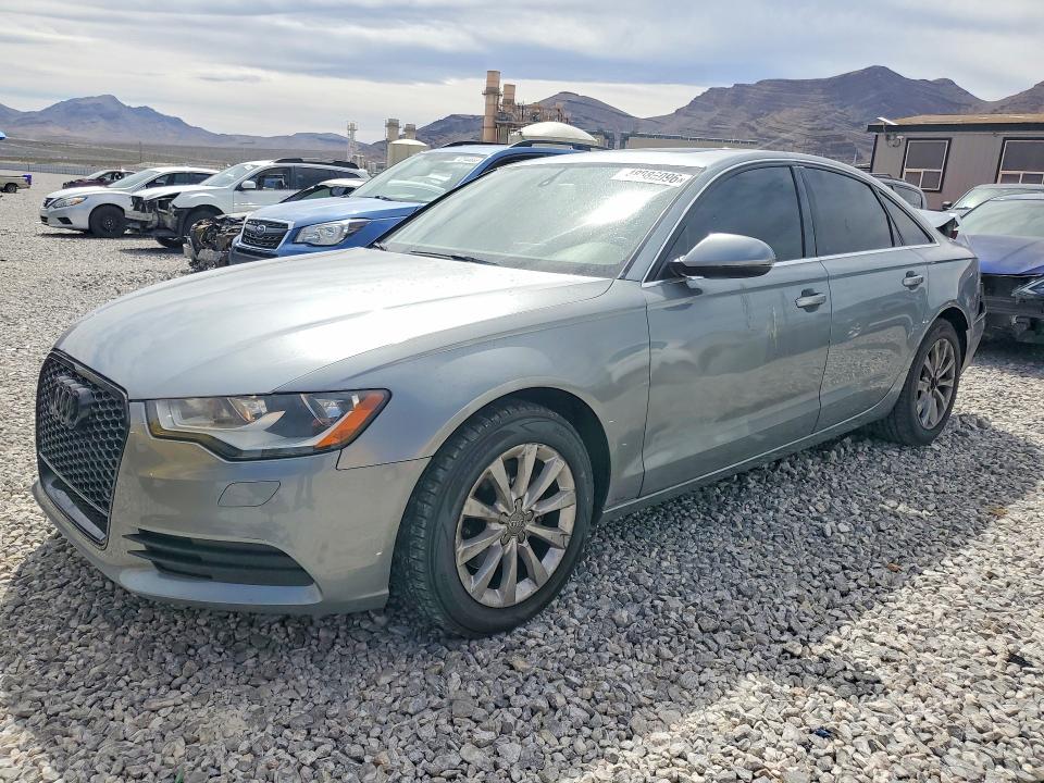 2012 Audi A6 VIN WAUCFAFC2CN174871 COPART salvage auction — REAR END, Salvage Title, sold $150 on 2026-07-22 (photo 1)