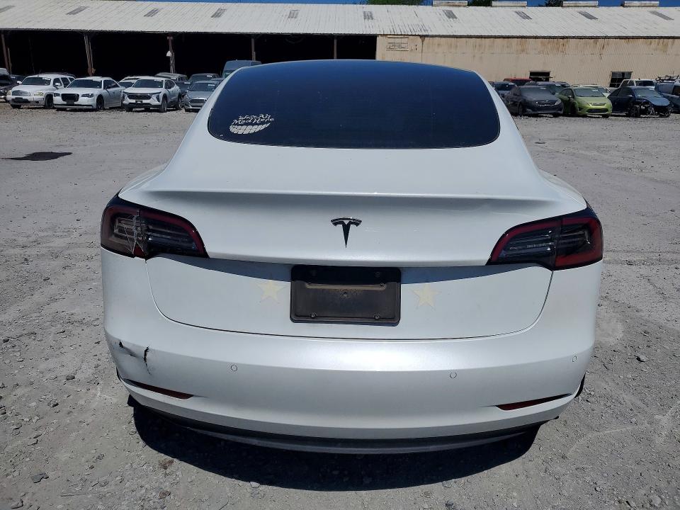 2021 Tesla Model 3 VIN 5YJ3E1EAXMF016168 COPART salvage auction — FRONT END, Tx - Salvage Vehicle Title, sold $5,200 on 2026-07-14 (photo 6)
