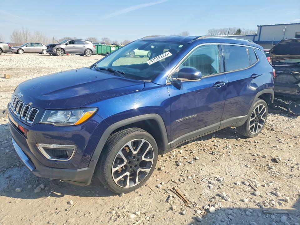 2017 Jeep Compass VIN 3C4NJDCB6HT628831 COPART salvage auction — REAR END, Mi - Certificate Of Title, sold $1,750 on 2026-07-02 (photo 1)