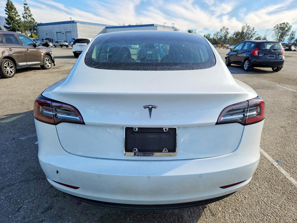 2022 Tesla Model 3 VIN 5YJ3E1EA9NF157153 COPART salvage auction — FRONT END, Ca - Salvage Certificate, sold $6,900 on 2026-07-30 (photo 6)